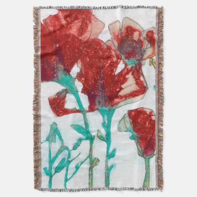 Cobertor Expressão de Flor II (Frente Vertical)