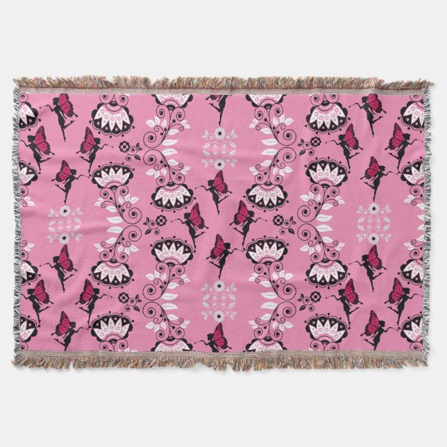 Cobertor Fairy Princess Pattern Impressão (Frente)