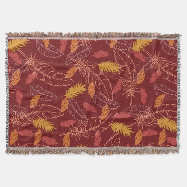 Cobertor Fall Feathers Throw (Frente)