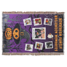 Family Halloween Memories Collage – Kid Witch