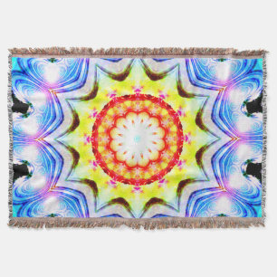 Cobertor Fantasia Sacerdote Magia Vibrante Mandela