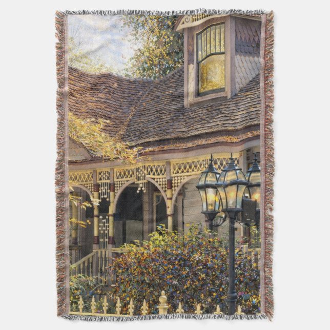 Cobertor Fantasia Vitoriana Gingerbread I (Frente Vertical)