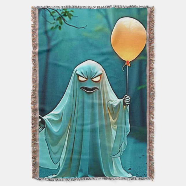Cobertor Fantasma Spooky com Eerie Balloon (Frente Vertical)