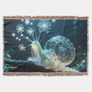 Cobertor Fantasy Cute Glass Snail Sea