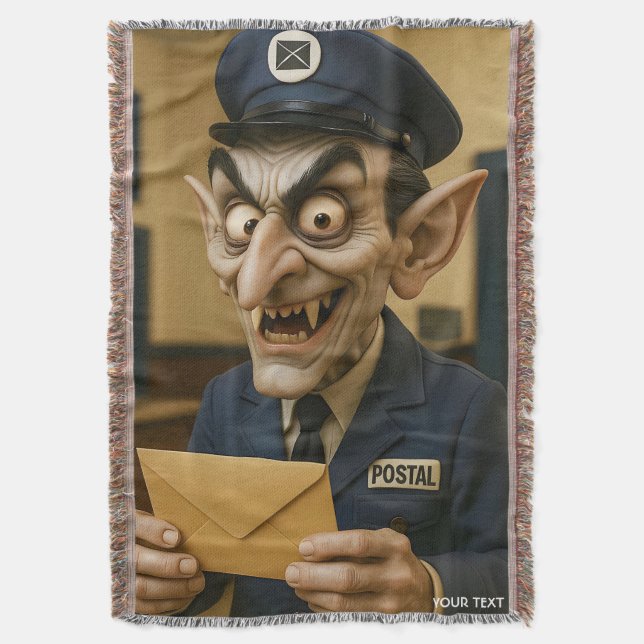 Cobertor Fantasy Cute Strange Worker (Frente Vertical)