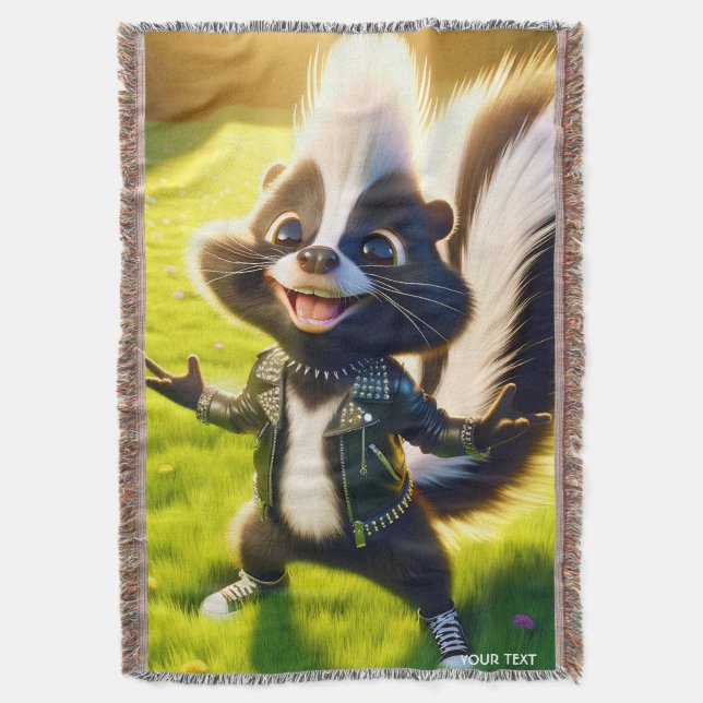 Cobertor Fantasy - Estilo de Punk de Skunk (Frente Vertical)