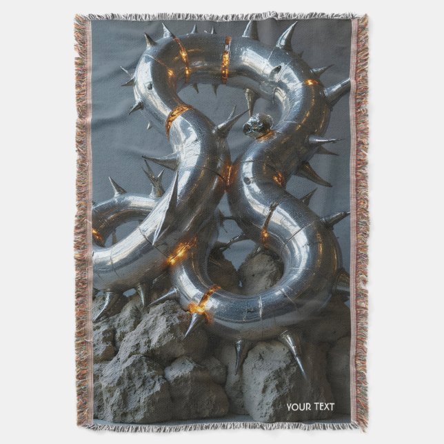Cobertor Fantasy - Pedra de Abstrato (Frente Vertical)