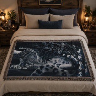 Cobertor Fantasy Snow Leopardo Wings