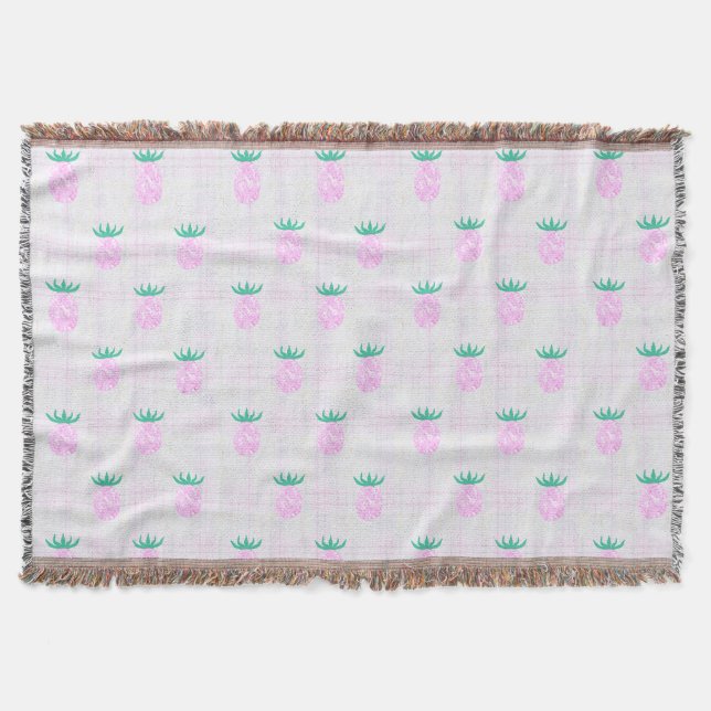 Cobertor Farmhouse Pineapples (Frente)