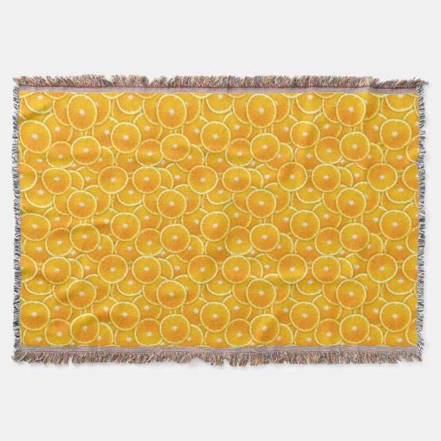 Cobertor Fatias de laranja (Frente)