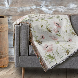 Cobertor Fazenda Doce Fazenda Nome da família papoila, flor