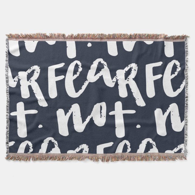 Cobertor Fear not (Frente)