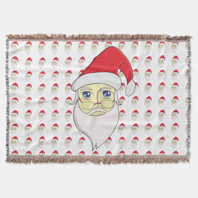 Cobertor Feliz Papai noel de Natal (Frente)