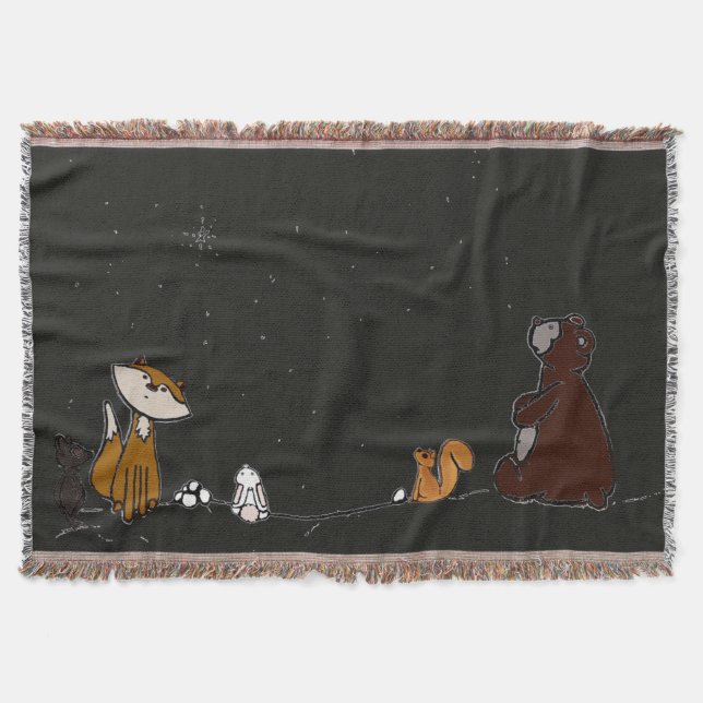Cobertor figdewdrop Watch the Stars Throw Blanket (Frente)