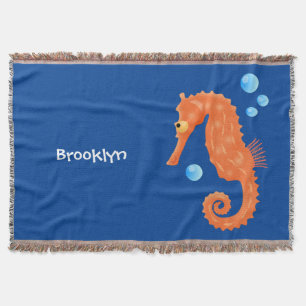 Cobertor Figura de desenho animado das bolhas de laranja-ac