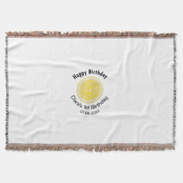 Cobertor Filhos bebês primeiro aniversario lêmon fatia adic