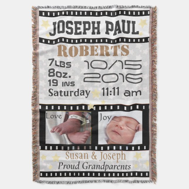 Cobertor Filmes Retro Fotografias do Movie Star Retro Reel (Frente Vertical)