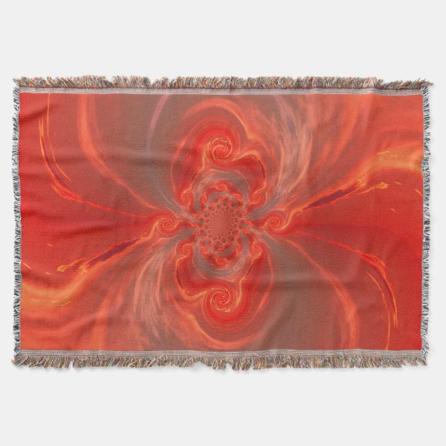 Cobertor Fire Mating Phoenix Lotus (Frente)