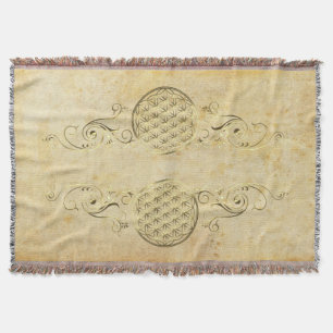 Cobertor Flor de Vida / Blume des Lebens - vintage IV