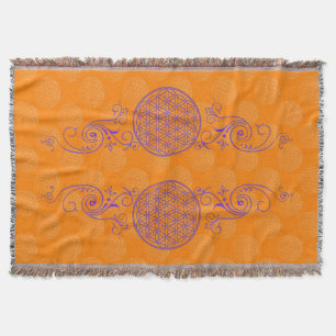 Cobertor Flor de Vida / Blume des Lebens - vintage VI