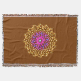 Cobertor Flor Elétrica – Onda de Cor Simétrica
