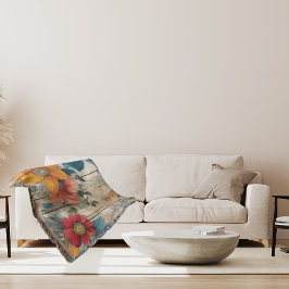 Cobertor Flor Russo Colorida