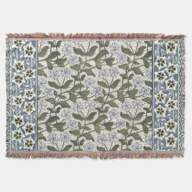 Cobertor Floral Elegante Bonito da Flor de Verão (Frente)