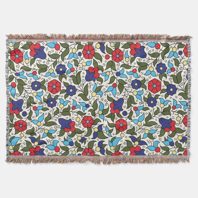 Cobertor Floral Khalili (Frente)