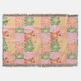 Cobertor Floral Retro Groovy 