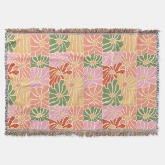 Cobertor Floral Retro Groovy