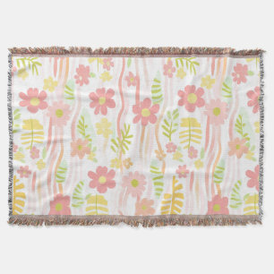 Cobertor Floral Retro Pastel (3)