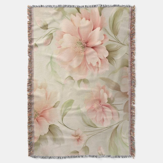 Cobertor Floral Suave (Frente Vertical)