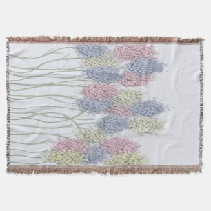 Cobertor Flores bonito Coloridas de Pastel