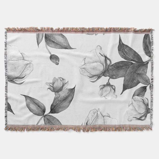 Cobertor Flores de Aquarela 12 (Frente)