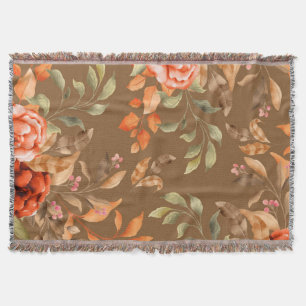 Cobertor Flores de Aquarela 2