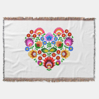 Cobertor Flores design poloneses.