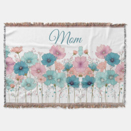 Cobertor Flores Primaveris Vintage para Mamãe