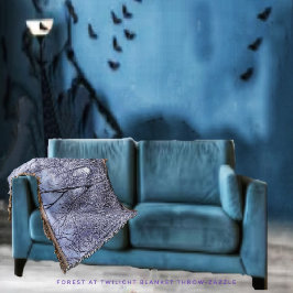 Cobertor Floresta Em Twilight