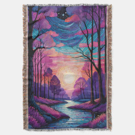 Cobertor Floresta Selvagem Encantada