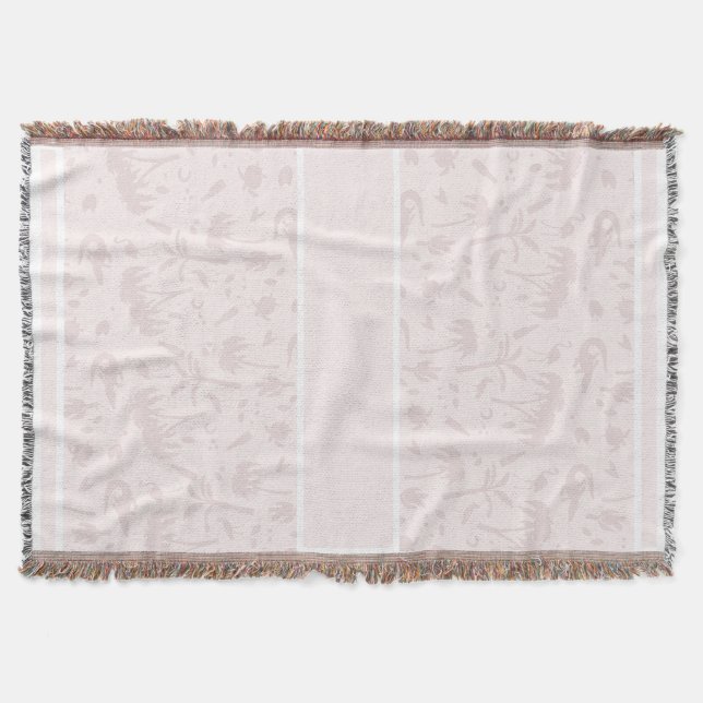 Cobertor Flórida Rosa claro Joga Rug (Frente)