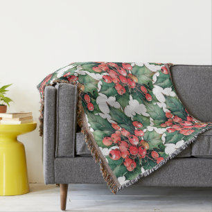 Cobertor Folhas de bagas ocas de coloração aquosa da vindim