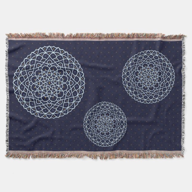 Cobertor Folheto Celestial de Lança Noturna (Frente)