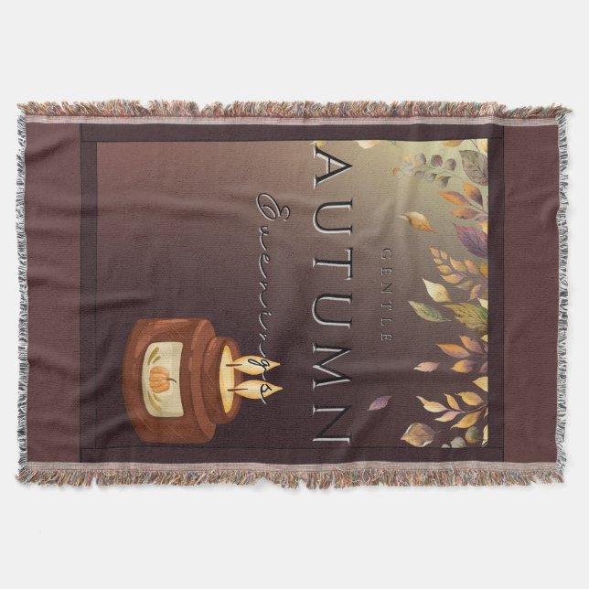 Cobertor Folheto das Noites Gentilosas do outono - Queda de (Frente)