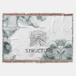 Cobertor Folheto de Cores Aquáticas de Toneladas