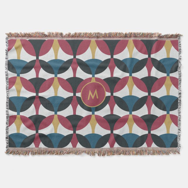 Cobertor Folheto de Peão do Mod com Monograma (Frente)