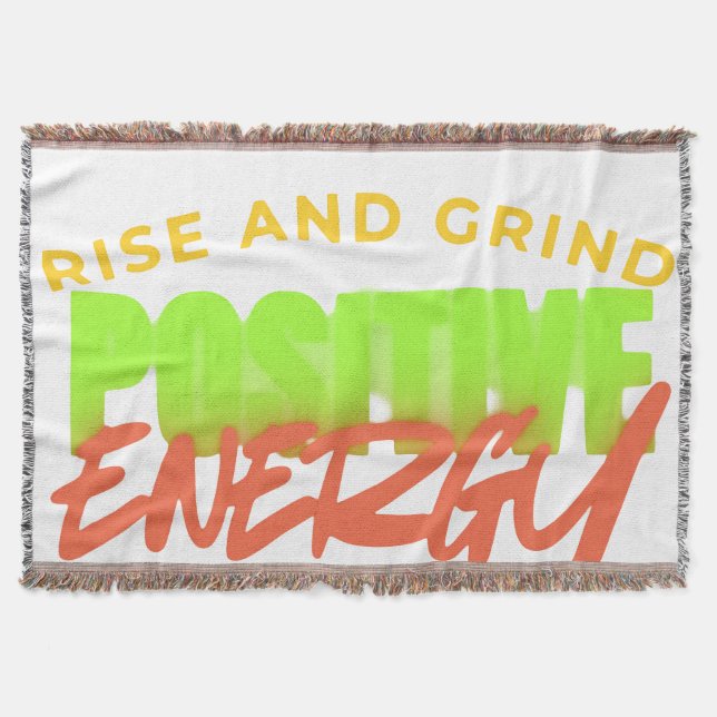 Cobertor Folheto de varejo gráfico motivacional (Frente)