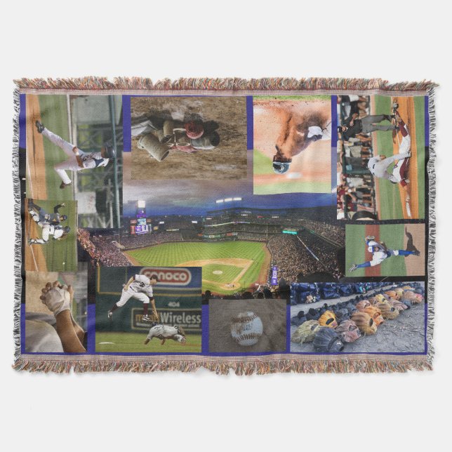 Cobertor Folheto do Tema do Baseball - HAMbyWhiteGlove (Frente)