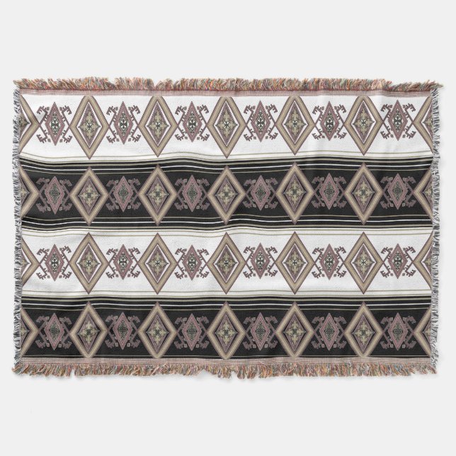 Cobertor Folk Art Design Throw (Frente)