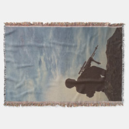 Cobertor Forças armadas gerais do lance toda a estação