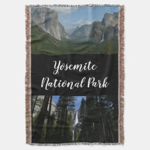Cobertor Fotografia de Yosemite Falls and Woods